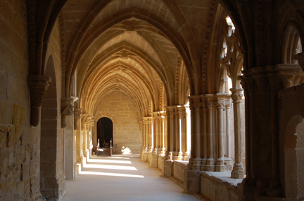 Galería norte del claustro del monasterio de Rueda